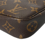 LOUIS VUITTON ルイヴィトン モノグラム ポシェット アクセソワール ブラウン M51980 レディース モノグラムキャンバス アクセサリーポーチ Bランク 中古 銀蔵