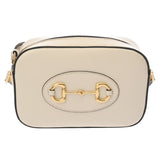 GUCCI グッチ ホースビット1955 スモールカメラバッグ ホワイト 760196 レディース レザー ショルダーバッグ ABランク 中古 銀蔵