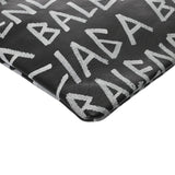 BALENCIAGA バレンシアガ グラフィティ ブラック/ホワイト 494040 ユニセックス レザー クラッチバッグ Aランク 中古 銀蔵