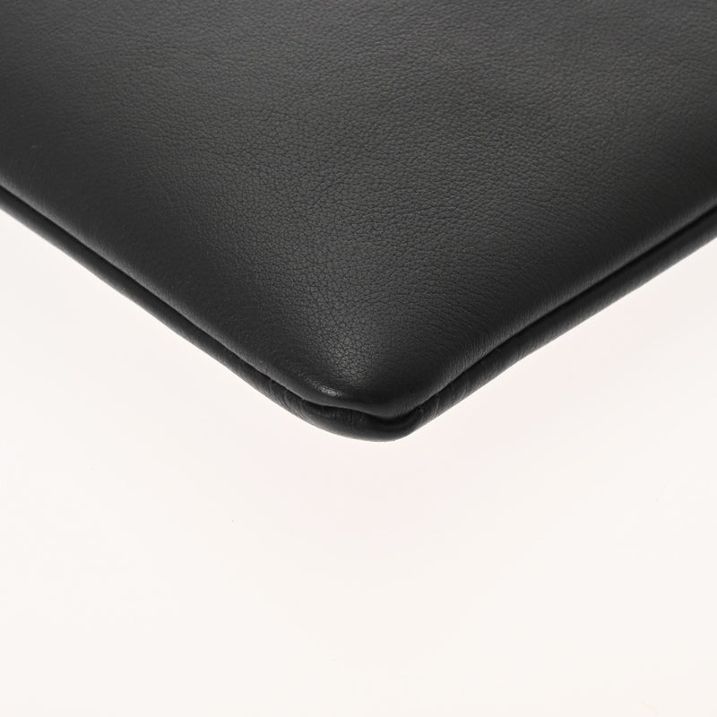 BALENCIAGA バレンシアガ ブラック 485112 ユニセックス レザー クラッチバッグ ABランク 中古 銀蔵