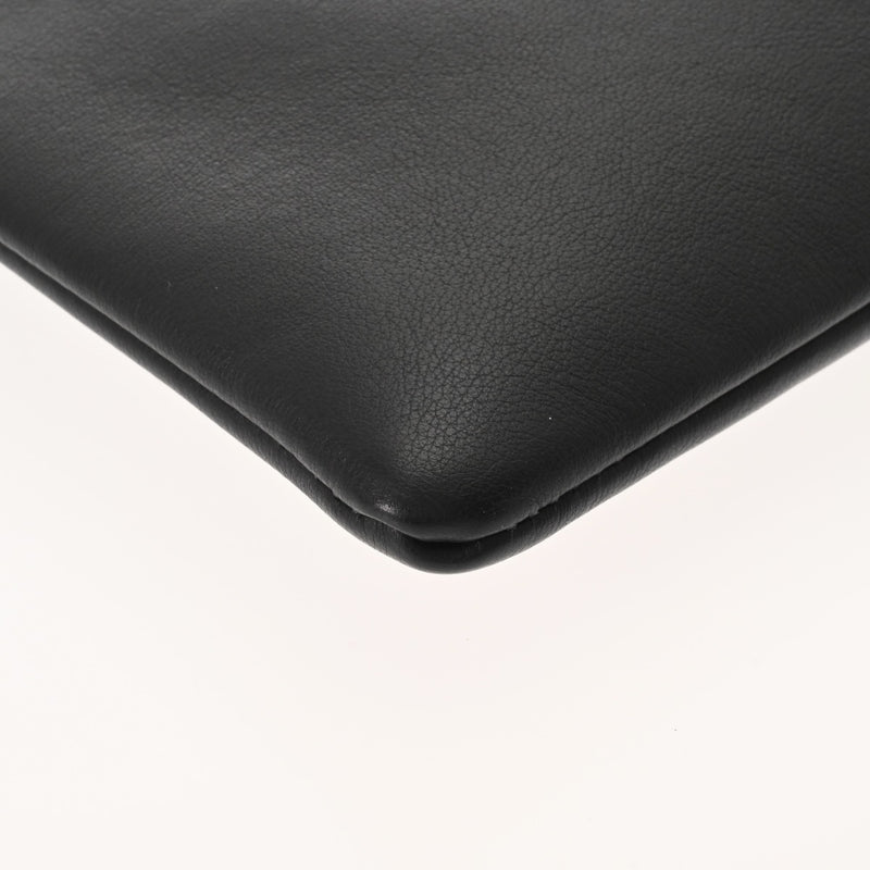 BALENCIAGA バレンシアガ ブラック 485112 ユニセックス レザー クラッチバッグ ABランク 中古 銀蔵