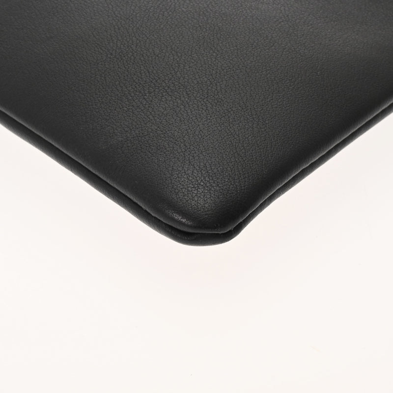 BALENCIAGA バレンシアガ ブラック 485112 ユニセックス レザー クラッチバッグ ABランク 中古 銀蔵