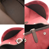 HERMES エルメス サックドパンサージュ グルーム ルージュアッシュ/ショコラ B刻印(2023年頃) レディース トワルシェブロン トートバッグ Aランク 中古 銀蔵