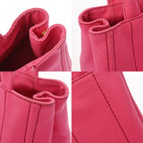 PRADA プラダ カナパ ミニ トート ピンク 1BG439 レディース キャンバス ハンドバッグ ABランク 中古 銀蔵