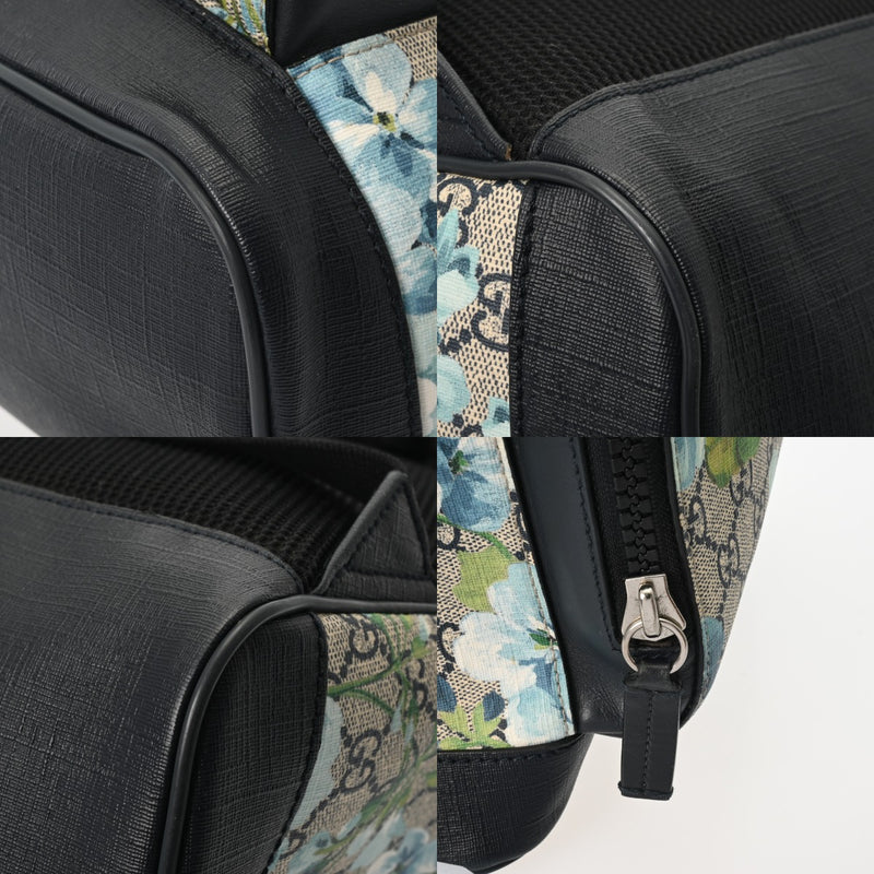 GUCCI グッチ バックパック GGブルームス ベージュ/ブルー 546324 メンズ GGキャンバス レザー リュック・デイパック ABランク 中古 銀蔵