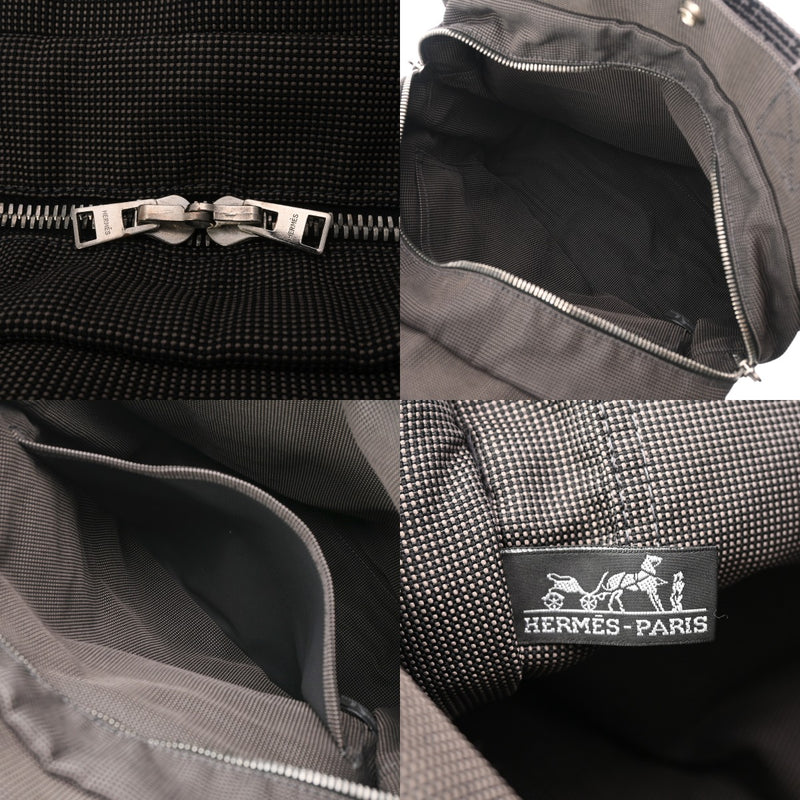HERMES エルメス エールライン アド MM 旧型 グレー レディース キャンバス リュック・デイパック ABランク 中古 銀蔵