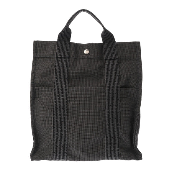 HERMES エルメス エールライン アド MM 旧型 グレー レディース キャンバス リュック・デイパック ABランク 中古 銀蔵