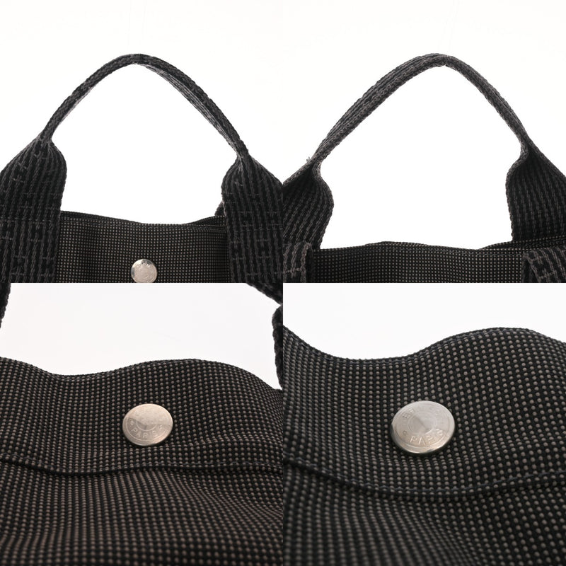 HERMES エルメス エールライン アド MM 旧型 グレー レディース キャンバス リュック・デイパック ABランク 中古 銀蔵