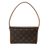LOUIS VUITTON ルイヴィトン モノグラム レシタル ブラウン M51900 レディース モノグラムキャンバス ハンドバッグ Bランク 中古 銀蔵