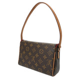 LOUIS VUITTON ルイヴィトン モノグラム レシタル ブラウン M51900 レディース モノグラムキャンバス ハンドバッグ Bランク 中古 銀蔵