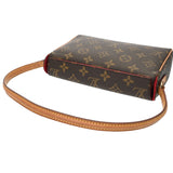 LOUIS VUITTON ルイヴィトン モノグラム レシタル ブラウン M51900 レディース モノグラムキャンバス ハンドバッグ Bランク 中古 銀蔵