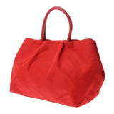 PRADA プラダ リボン レッド BN1601 レディース ナイロン ハンドバッグ ABランク 中古 銀蔵