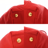 PRADA プラダ リボン レッド BN1601 レディース ナイロン ハンドバッグ ABランク 中古 銀蔵