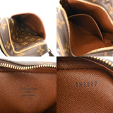 LOUIS VUITTON ルイヴィトン モノグラム ダヌーブ ブラウン M45266 ユニセックス モノグラムキャンバス ショルダーバッグ ABランク 中古 銀蔵