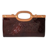 LOUIS VUITTON ルイヴィトン モノグラムヴェルニ ロクスバリードライブ アマラント M91995 レディース ヴェルニ ハンドバッグ Bランク 中古 銀蔵