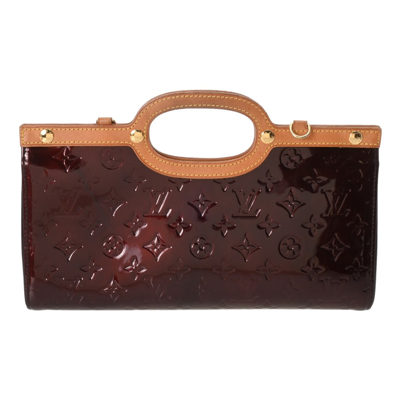 LOUIS VUITTON ルイヴィトン モノグラムヴェルニ ロクスバリードライブ アマラント M91995 レディース ヴェルニ ハンドバッグ Bランク 中古 銀蔵