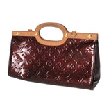 LOUIS VUITTON ルイヴィトン モノグラムヴェルニ ロクスバリードライブ アマラント M91995 レディース ヴェルニ ハンドバッグ Bランク 中古 銀蔵