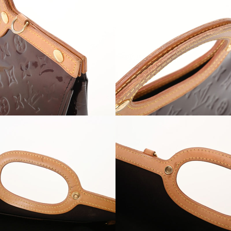 LOUIS VUITTON ルイヴィトン モノグラムヴェルニ ロクスバリードライブ アマラント M91995 レディース ヴェルニ ハンドバッグ Bランク 中古 銀蔵