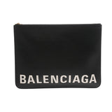 BALENCIAGA バレンシアガ クラッチバッグ ブラック 618191 ユニセックス レザー クラッチバッグ Aランク 中古 銀蔵