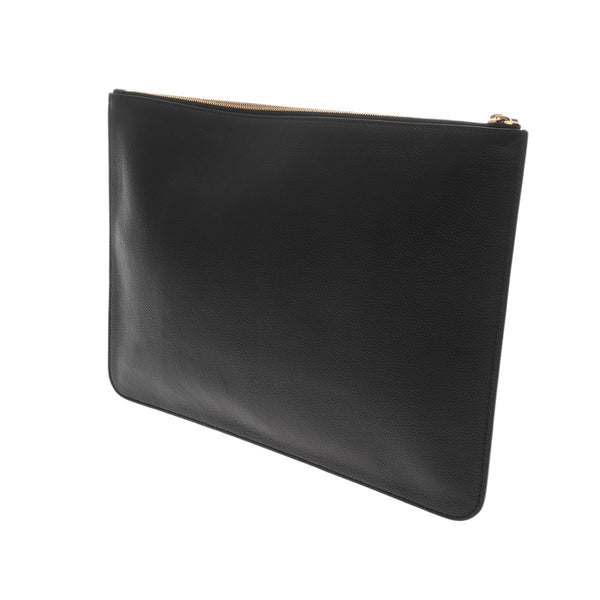 BALENCIAGA バレンシアガ クラッチバッグ ブラック 618191 ユニセックス レザー クラッチバッグ Aランク 中古 銀蔵