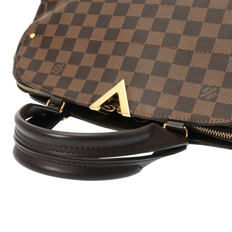 LOUIS VUITTON ルイヴィトン ダミエ ケンジントン ボーリング 2WAY ブラウン N41505 レディース ダミエキャンバス ハンドバッグ ABランク 中古 銀蔵