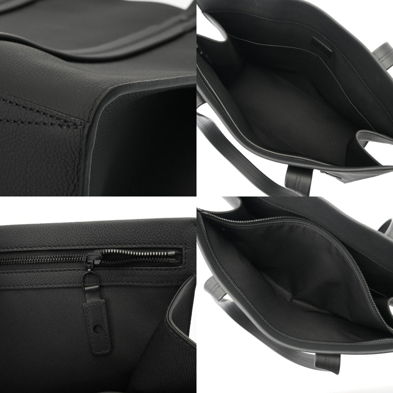 LOUIS VUITTON ルイヴィトン アエログラム テイクオフ トート ノワール M57308 メンズ グレインカーフレザー トートバッグ Aランク 中古 銀蔵