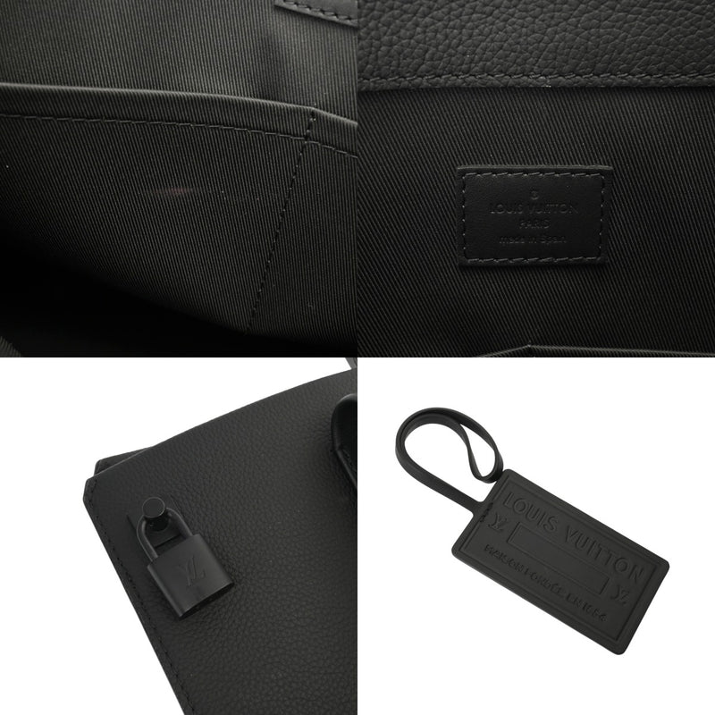 LOUIS VUITTON ルイヴィトン アエログラム テイクオフ トート ノワール M57308 メンズ グレインカーフレザー トートバッグ Aランク 中古 銀蔵