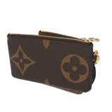 LOUIS VUITTON ルイヴィトン モノグラムリバース ジャイアントリバース ポシェットトリオ ブラウン/キャメル系 M68756 レディース モノグラムキャンバス ポーチ ABランク 中古 銀蔵