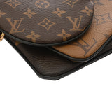 LOUIS VUITTON ルイヴィトン モノグラムリバース ジャイアントリバース ポシェットトリオ ブラウン/キャメル系 M68756 レディース モノグラムキャンバス ポーチ ABランク 中古 銀蔵