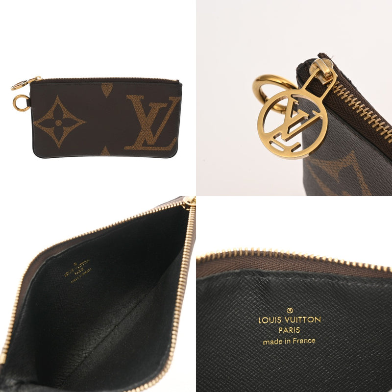 LOUIS VUITTON ルイヴィトン モノグラムリバース ジャイアントリバース ポシェットトリオ ブラウン/キャメル系 M68756 レディース モノグラムキャンバス ポーチ ABランク 中古 銀蔵