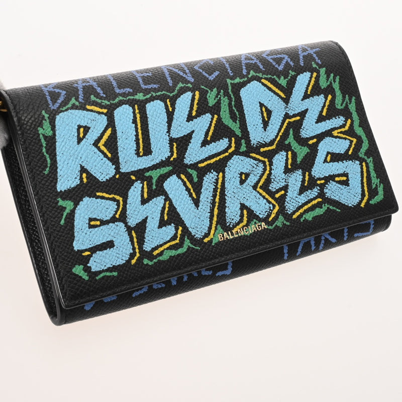 BALENCIAGA バレンシアガ チェーンウォレット ブラック 579309 レディース カーフレザー ショルダーバッグ Aランク 中古 銀蔵