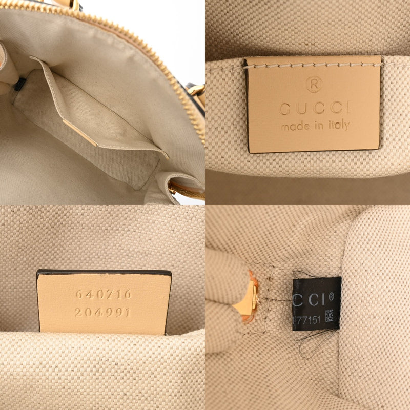 GUCCI グッチ ミニ トップハンドルバッグ ホースビット1955 ベージュ 640716 レディース カーフ ハンドバッグ ABランク 中古 銀蔵