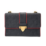 LOUIS VUITTON ルイヴィトン モノグラムアンプラント サンシュルピス PM マリーヌルージュ M43392 レディース レザー ショルダーバッグ ABランク 中古 銀蔵