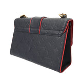 LOUIS VUITTON ルイヴィトン モノグラムアンプラント サンシュルピス PM マリーヌルージュ M43392 レディース レザー ショルダーバッグ ABランク 中古 銀蔵