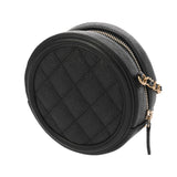 CHANEL シャネル CCフィリグリー ラウンド チェーンショルダー ブラック AP0365 レディース キャビアスキン ショルダーバッグ Aランク 中古 銀蔵