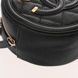 CHANEL シャネル CCフィリグリー ラウンド チェーンショルダー ブラック AP0365 レディース キャビアスキン ショルダーバッグ Aランク 中古 銀蔵