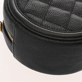 CHANEL シャネル CCフィリグリー ラウンド チェーンショルダー ブラック AP0365 レディース キャビアスキン ショルダーバッグ Aランク 中古 銀蔵