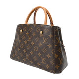 LOUIS VUITTON ルイヴィトン モノグラム モンテーニュ BB ブラウン M41055 レディース モノグラムキャンバス ハンドバッグ Bランク 中古 銀蔵