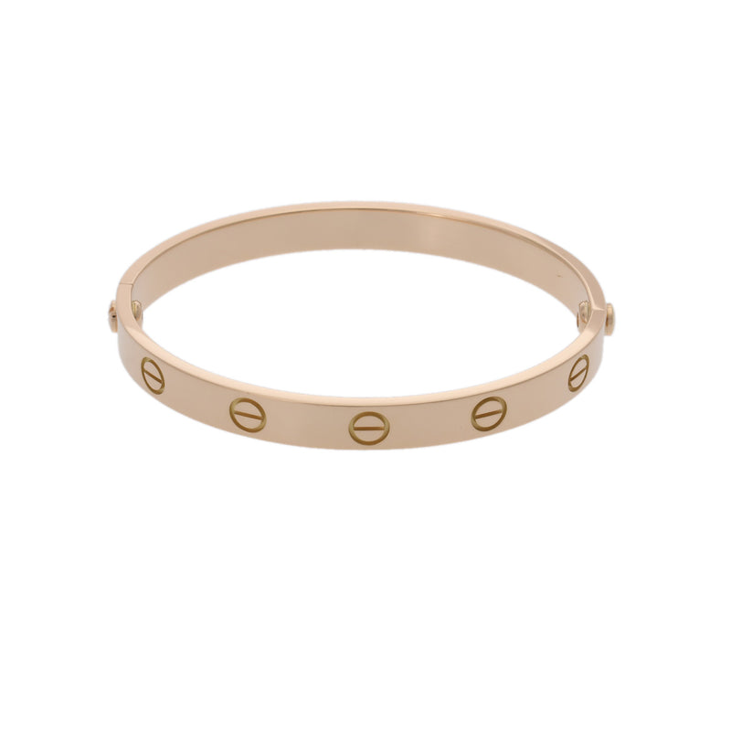 CARTIER カルティエ ラブブレスレット 旧型 #16 レディース K18イエローゴールド YG ブレスレット Aランク 中古 銀蔵