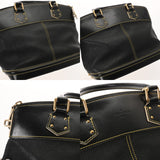 LOUIS VUITTON ルイヴィトン スハリ ロックイット PM ノワール M91888 ユニセックス レザー ハンドバッグ ABランク 中古 銀蔵
