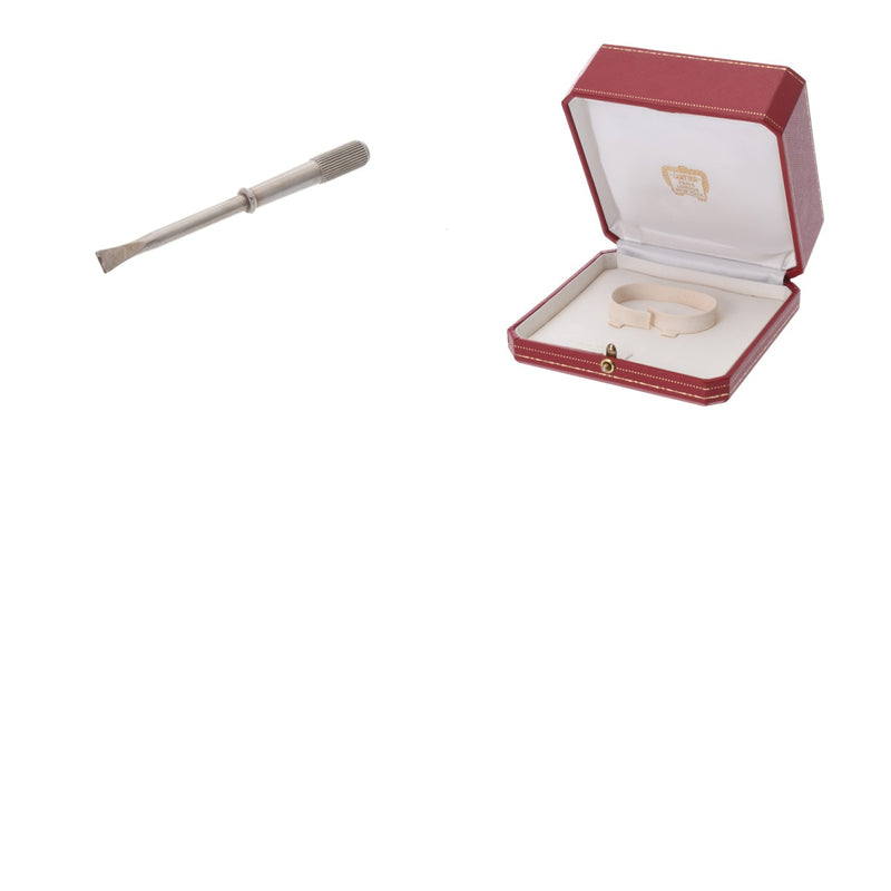 CARTIER カルティエ ラブブレスレット 旧型 #16 レディース K18ホワイトゴールド WG ブレスレット Aランク 中古 銀蔵