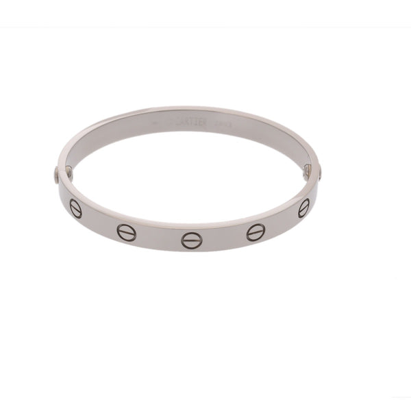 CARTIER カルティエ ラブブレスレット 旧型 #16 レディース K18ホワイトゴールド WG ブレスレット Aランク 中古 銀蔵