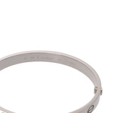 CARTIER カルティエ ラブブレスレット 旧型 #16 レディース K18ホワイトゴールド WG ブレスレット Aランク 中古 銀蔵