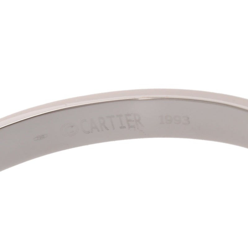 CARTIER カルティエ ラブブレスレット 旧型 #16 レディース K18ホワイトゴールド WG ブレスレット Aランク 中古 銀蔵