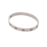 CARTIER カルティエ ラブブレスレット 旧型 #16 レディース K18ホワイトゴールド WG ブレスレット Aランク 中古 銀蔵