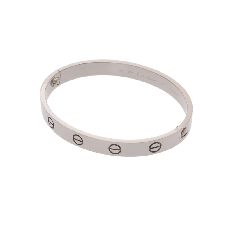 CARTIER カルティエ ラブブレスレット 旧型 #16 レディース K18ホワイトゴールド WG ブレスレット Aランク 中古 銀蔵
