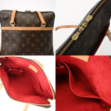 LOUIS VUITTON ルイヴィトン モノグラム クーサン GM ブラウン M51141 レディース モノグラムキャンバス セミショルダーバッグ Bランク 中古 銀蔵