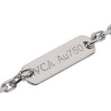 VAN CLEEF & ARPELS ヴァンクリーフ＆アーペル ヴィンテージ アルハンブラ ギョーシェ VCARP9XG00 レディース K18ホワイトゴールド WG ネックレス Aランク 中古 銀蔵