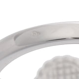 VAN CLEEF & ARPELS ヴァンクリーフ＆アーペル ヴィンテージアルハンブラ 1P ダイヤ #46 6号 レディース K18ホワイトゴールド WG リング・指輪 Aランク 中古 銀蔵