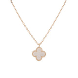 VAN CLEEF & ARPELS ヴァンクリーフ＆アーペル スウィート アルハンブラ シェル VCARF69100 レディース K18イエローゴールド YG ネックレス Aランク 中古 銀蔵
